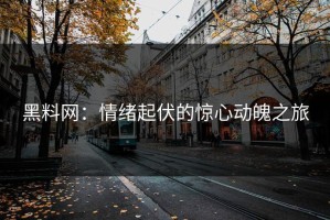 黑料网：情绪起伏的惊心动魄之旅