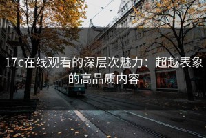 17c在线观看的深层次魅力：超越表象的高品质内容